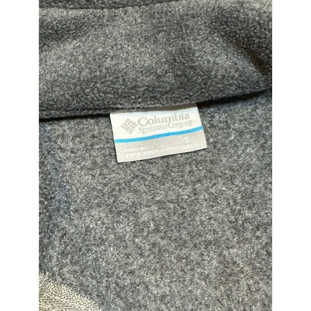 COLUMBIA Boys zip up Hoodie/Sweatshirt/Fleece, size 10-12; Dark Gray